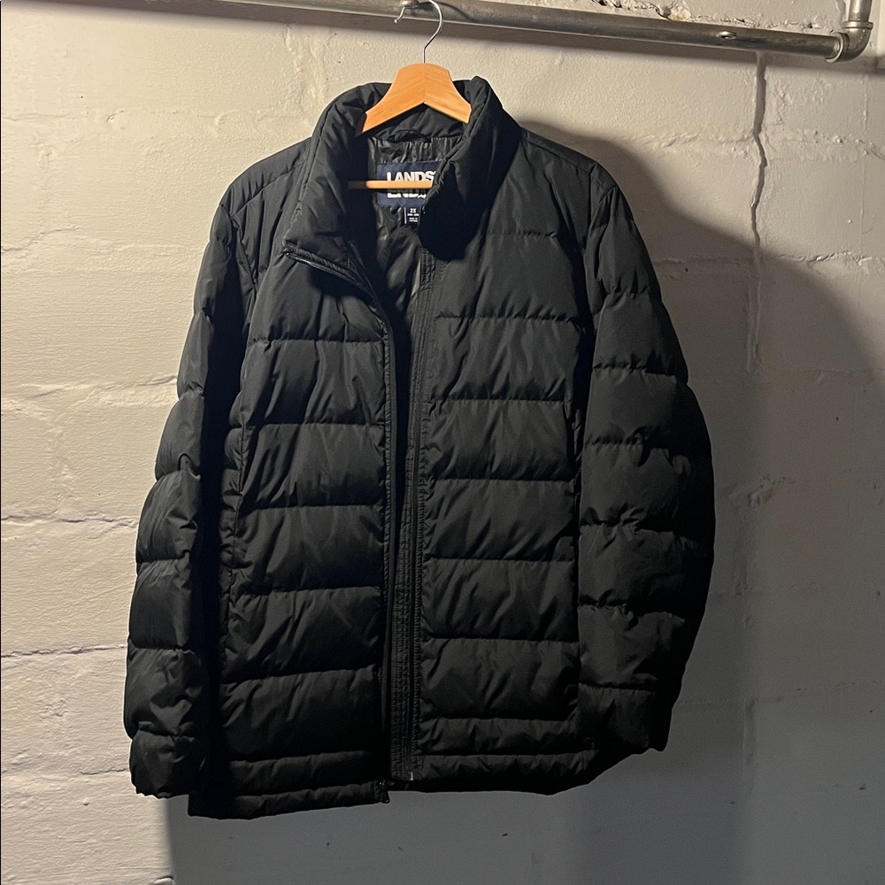 Lands End down puffer women’s 2X black